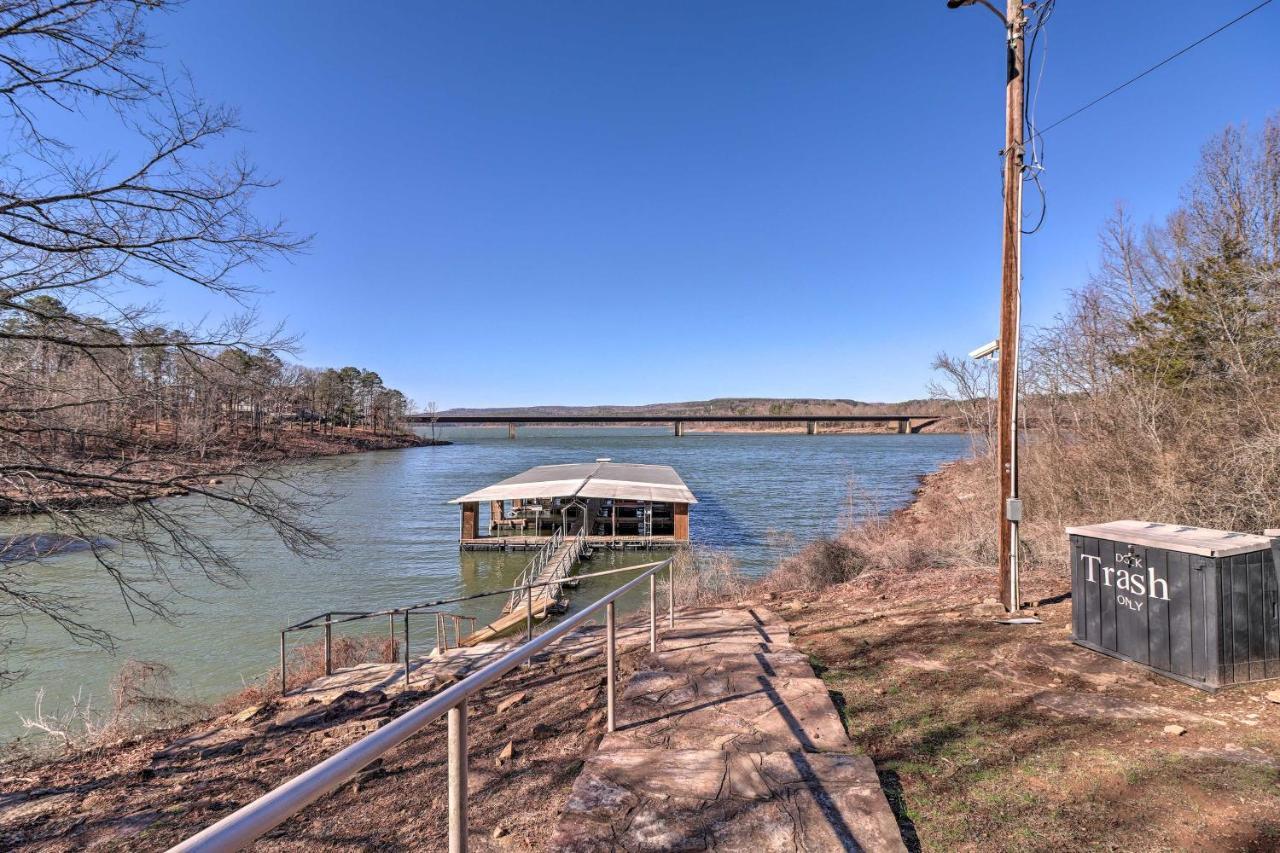 Lakefront Greers Ferry Cabin With Covered Boat Slip! Fairfield Bay Zewnętrze zdjęcie